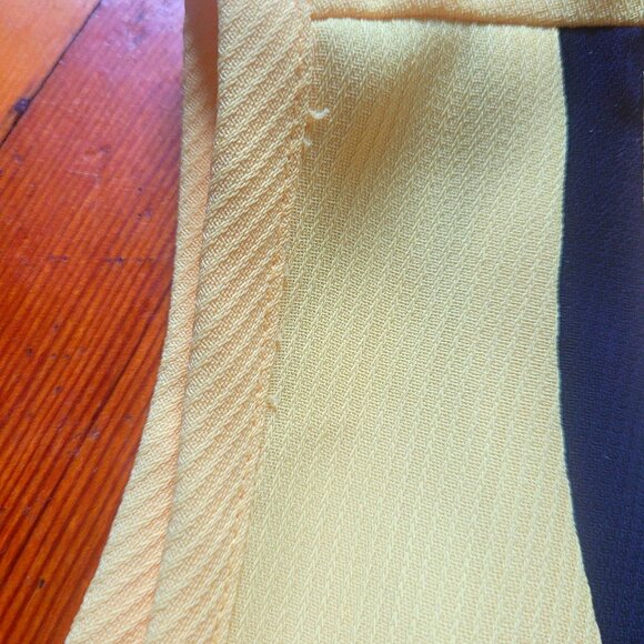 Vintage Yellow Blazer + Tank set, sz Small - Picture 14 of 17